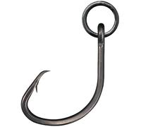 BKK Ringed MUTSU Circle Heavy-SS Hook | 2/0 | 25-Pack | 3X | Saltwater Super Slide Coating | Hyper Carbon Steel | Forged Shank | Needle Point