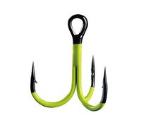 BKK Spear 21 UVC Treble Hooks UVC Yellow Coated Fishing Hook (3/0)