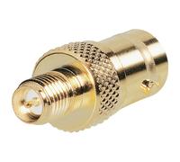 BKL 0419121 SMA Adaptor SMA Reverse Female to BNC Socket Gold Plated