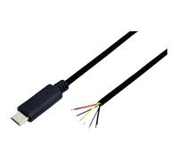 BKL 10080125 USB-C PD Cable 100W 1m Black with E-Mark for Fast Cha...