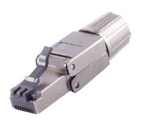 BKL 10121220 RJ-45 Plug Tool-Free Quick STP CAT. 6A Black