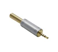 BKL 1103086 2.5mm Audio Jack Plug 4-Pin Stereo Gold Ideal for AV Use