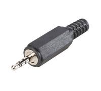 BKL 1107020 Angled Jack Plug 2.5mm, 4-pin Black