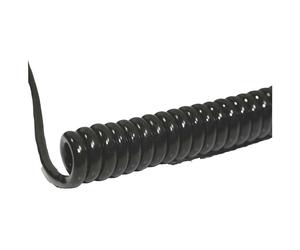 BKL 1506224 Spiral Cable Li12Y11Y 400-1600mm 4x0.25mm² black 1pc