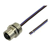 BKL 2703007 Sensor/Actuator socket M12 0.5m 4 Pins recess mount