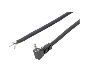 BKL Electronic 1101054/G Audio/NF Cable with 3.5 mm Jack Plug Angled