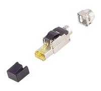 BKL RJ-45 Plug CAT. 8.1 STP bayonet silver 1pc