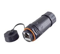 BKL RJ45 Connector CAT 6a IP68 Short Outdoor Black 1pc
