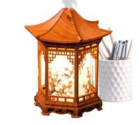 Bkljkf Air Humidifiers For Rooms - Portable Desk Pavilion Design with Night Light | Humidification Equipment for Baby Room Music Room Hotel Students/Owners Room