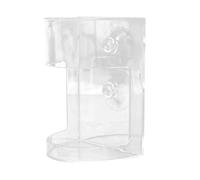 Bkljkf Aquarium Fish Feeder, Clear Betta Fish Feeder - Large Anti-Drift Food Container with Suction Cup for Freshwater and Saltwater Aquariums Betta Breeding