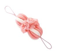 Bkljkf Bath Loofah Body Scrub & Bath for Shower, Flower Bath Accessories with Mesh Structure for Gentle Skin Cleansing Women Men Shower Accessories