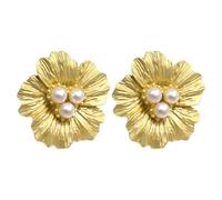 Bkljkf Button Fasteners - 2 Pieces Craft Cufflinks, Flower-Shaped Cufflinks Beads Accessories | Clothing Blouses Accessories, Siehe Beschreibung, Metal, See description