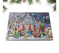 Bkljkf Christmas Advent Calendar | 24 Day Countdown to the Holidays | Collectable Elf Figure for Adults and | Family Daily Activity for Home School Party