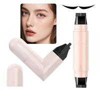 Bkljkf Eye Wing End Stamp, Make-Up Wings Stamp with 2 Attachments, Precise Stencil, Quick-Drying, Waterproof Cosmetics for Beginners