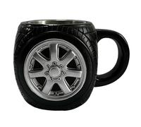 Bkljkf Funny Coffee Mugs, Table Decoration for Drinks in the Shape of a Tire 3D - 3D Tire Shaped Coffee Mug, Funny Mugs - for Milk Tea Water Office Bedroom Camping Birthday Moving in