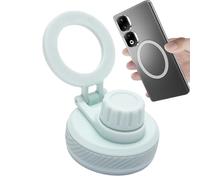 Bkljkf Phone Holder for Water Bottle, Mobile Phone Holder for Water Bottle, Water Bottle Replacement Cover, Portable Cup Supplies, Lid for Video Calls in the Gym, Videos