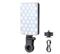 Bkljkf Phone Light for Video Recording, Portable LED Lighting 60 for Selfie and Video Conferencing - Tripod Adapter 3 Modes for Calls Streaming Vlog Photos Videos Day Night