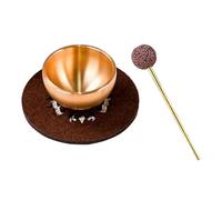 Bkljkf Singing Bowl | Portable Miniature Relaxation Instruments - Singing Bowls for Mindfulness Chakra Balancing Stress Relief Self-regulation