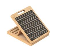 Bkljkf Slanted Board for Stretching the Calves - Wooden Slanted Balance Board Foldable, Home Fitness Equipment Fitness Training Equipment Leg Trainer Squat Wedge for Recovery of Muscles Limbs Heels