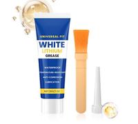 Bkljkf White Lithium Grease | High Temperature Resistant Bearing Grease, Automatic Transmission Lubricating Cream - For Car Owners DIY Car Mechanics Garage Doors Sunroof