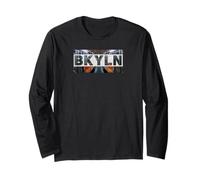BKLYN - Brooklyn, NYC - New York City - Subway Train Long Sleeve T-Shirt
