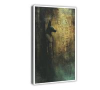 BKNSLJH Anubis Art Print, Guardian of The Underworld And Sacred Tomb Canvas Poster Bedroom Decor Landscape Office Room Decor Gift 08x12inch(20x30cm)