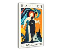 BKNSLJH Hamlet Shakespeare Canvas Poster Bedroom Decor Landscape Decor Gift 08x12inch(20x30cm)