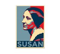 BKNSLJH Susan B. Anthony Original Art Canvas Poster Wall Art Print Picture Paintings 20x30inch(50x75cm)