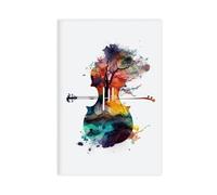 BKNSLJH Violin Watercolour Canvas Poster Bedroom Decor Landscape Decor Gift 20x30inch(50x75cm)
