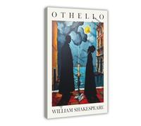 BKNSLJH William Shakespeare Classic Literature Matte Canvas Poster Bedroom Decor Landscape Decor Gift 16x24inch(40x60cm)