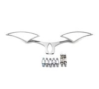 BKQCVY Chrome Rearview Mirrors For Dyna Sportster Electra Glidr Road King Touring