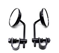 BKQCVY Universal Motrocycle Handle Bar Side Mirror 22mm Motorbike Rearview Mirrors Accessories For SV650