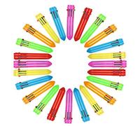 Bkrdty Retractable Ballpoint Pens 24 pieces Mini Shuttle Pens 10-in-1 Transparent Pole Multicolor Pens for Office School Supplies Students Children Gift