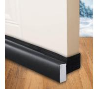 BKSAI Door Draft Excluder Strip, No-Adhesive Door Sealing Strip, Draught Excluder for Room Front Garage Doors, Thickened EVA-Inserts, Cuttable 80-100cm, Save Energy, Drafts Bugs Noise Weather Blocker
