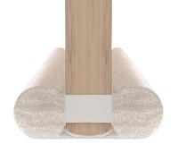 BKSAI Double Side Door Draught Excluder for Bottom of Door, No-Adhesive Door Draft Excluder, Under Door Gap Filler Blocker, Door Soundproofing, Keeps the Draft Noise Dust Insect Out