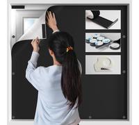 BKSAI Window Blackout Magnetic 400 x 145 cm Blackout Fabric Blackout Roller Blind Magnetic Closure No Drilling Roof Window Sun Protection Blackout Removable for Holiday Indoor Sloping Roof Window