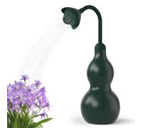 BKSAI Watering Can Indoor Plants, Gourd Small Watering Cans 325ML with Rose Head, 360° Adjustable Spout, Decorative Mini Squeeze Watering Can for Houseplant Seedling Succulent Cactu Garden Flower