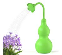 BKSAI Watering Can Indoor Plants, Gourd Small Watering Cans 325ML with Rose Head, 360° Adjustable Spout, Decorative Mini Squeeze Watering Can for Houseplant Seedling Succulent Cactu Garden Flower