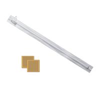 BKSAI Zip for Fly Screen, Only Zip No Net, Zipper Opening for Window Screen, Easy to Open & Close Window, Window Screen Accessory for Passing Roof Window (White, 1 PCS)