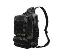 BKUANE Bag Crossbody Bags Multifunctional Fishing Single Shoulder Bag Outdoor Fishing Rod Backpack Fishing Chest Bags(A)