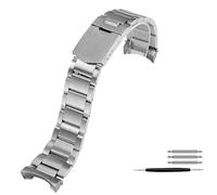 BKUANE Fine Steel Solid Watch Band 20mm 22mm For Tudor Strap Biwan Gold Steel Series Men And Women Wristband Folding Buckle Chain(20mm)