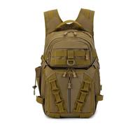 BKUANE Fishing Lure Bag Camping Backpack Men Sports Tactical Shoulder Bait Box Pack Outdoor Handbags Hiking Hunting Molle Sports Bags(Khaki)