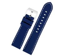 BKUANE For CITIZEN Eagle blue angel second generation JY8078 JY8075 series waterproof silicone watch band 22mm