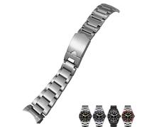 BKUANE For Tudor Heritage Black Bay Pelagos Silver Bracelets Solid Watch Strap 22mm 316L Stainless Steel Watchband