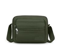 BKUANE Men Crossbody Bag Big Capacity Commuter Style Single Shoulder Bag Fashion Leisure Men Crossbody Bags(Green)