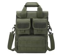 BKUANE Military Tactical Bag Men Molle Messenger Shoulder Backpack Waterproof Outdoor Hiking Camping Climbing Handbag Hunting Schoolbag(Army Green)