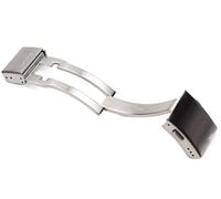 BKUANE New fasion Style original quality 19mm Folding Buckle for Rubber Watch Strap band for Longines clasp Conquest for L3 L3.742