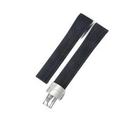 BKUANE Silicone Watch Strap for Patek Philippe Silicone Watch Strap Men's Grenade 5164 5167 Original Black Sports Rubber Watchband 21mm(Black-Steel-Z18)