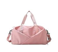 BKUANE Sports Gym Bag for Women Men Dry Wet Handbags Corduroy Swimming Shoulder Weekender Fitness Training Travel Outdoor Winter Bag(Pink)