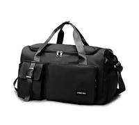 BKUANE Sports Gym Bag Travel Dry Wet Handbags for Women Female Swimming Shoulder Crossbody Fitness Outdoor Travel Bag Weekender Duffel(Black)